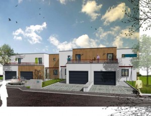 MAISON de ville EN BANDE