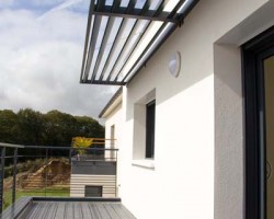 vue sur terrasse balcon